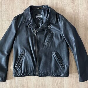Schott 503 XL Black Leather Jacket